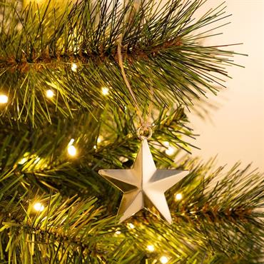 Suspension de Noël étoile métallisée doréeGARONS
