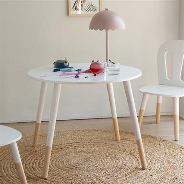 Cliquez pour agrandir et passer en diaporama Table enfant en bois D60x47