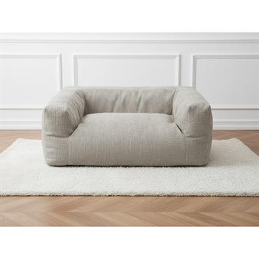 Cliquez pour agrandir et passer en diaporama Panier pour chien SALTO tissu texturé beige m