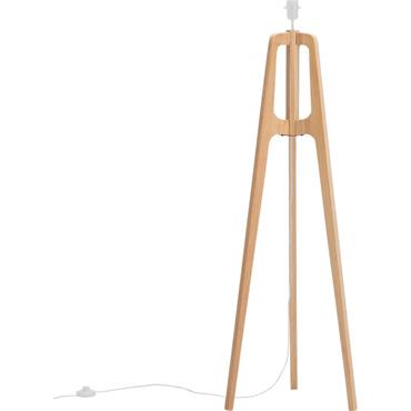 Cliquez pour agrandir et passer en diaporama Pied de lampadaire en bois d'hévéa H131 cm - bois clairPERTOULI