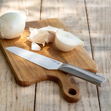 Cliquez pour agrandir et passer en diaporama Couteau santoku en céramique - gris métalliséMETALIS