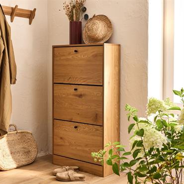 Cliquez pour agrandir et passer en diaporama Meuble à chaussures en bois - bois clairESTOUBLON