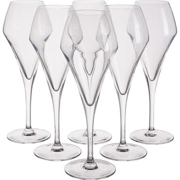 Cliquez pour agrandir et passer en diaporama Coffret de 6 flûtes 21cl - transparentAROM UP