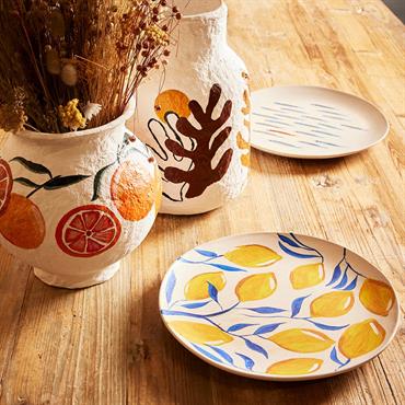 Cliquez pour agrandir et passer en diaporama Peinture sur vase ou sur assietteATELIER
