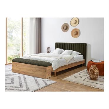 Lit OCEANE avec lattes massives tissu texturé LA COLLECTION Pour se créer une chambre où l'on se sent bien, il est nécessaire de bien choisir son lit. En effet, ce dernier se doit d'être à la fois ...