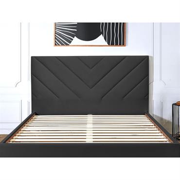 Tête de lit ROMANE tissu velours gris foncé 150 BOBOCHIC LA COLLECTION Le changement c'est maintenant avec la nouvelle collection ROMANE. Une collection moderne au jolie capitonnage qui fera de votre lit la pièce ultime de votre chambre. ...