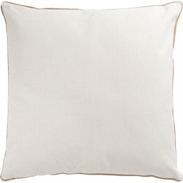 Cliquez pour agrandir et passer en diaporama Coussin d'extérieur à motif feuilles de figuier 70x70cm - bleuFIGUIER