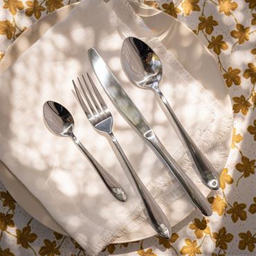 Cliquez pour agrandir et passer en diaporama Ménagère 16 pièces en inox - argenté métalliséFATI