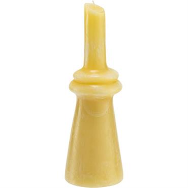 Bougie déco contemporaine H26cm - beigeDOLYA