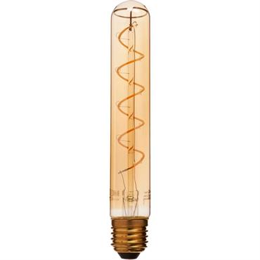 Ampoule LED décorative ambre H20cm culot E27TUBE