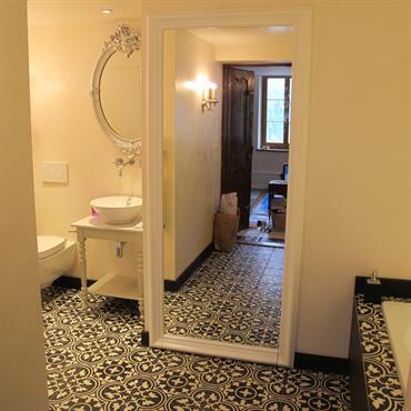 Accès à la salle d'eau 