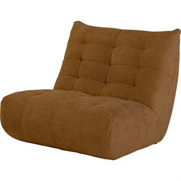 Canapé 2 places en tissu chenille - jaune arganSCALO