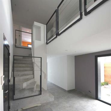 Escalier monolithique en béton 