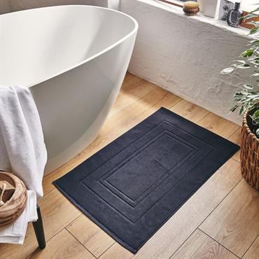 Tapis de bain en coton - gris calabrun 50x80cmAZUR