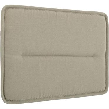 Lot de 2 galette de chaise de jardin rectangulaire en tissu - vert olivier 