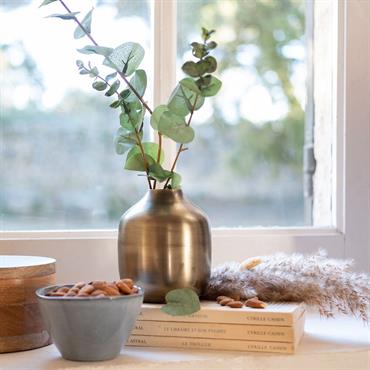 Cliquez pour agrandir et passer en diaporama Vase classique en fer H13cm - doréAZEFFOUN