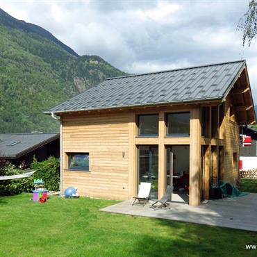 Maison en bois à Chamonix, France 