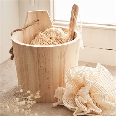 Panier de rangement en pin - bois clairOSLO