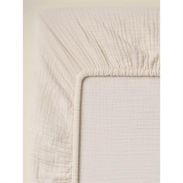 Drap-housse gaze de coton