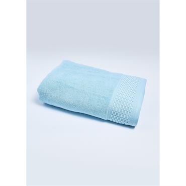 Ligne de linge de bain pur coton épais - RIGOLETO - Ciel - Coton - Taille 