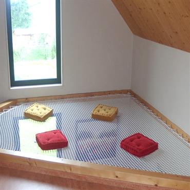 Filet nylon écru sans noeuds 