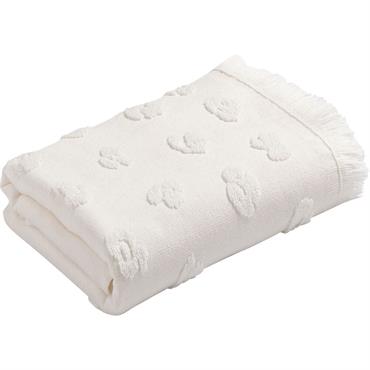 Serviette de toilette en coton 50x100cm - blancLOUDIA