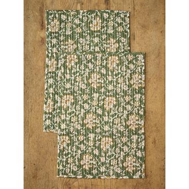 Set de table en tissu indien par lot de 2