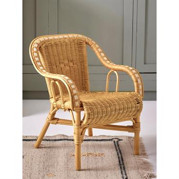 Cliquez pour agrandir et passer en diaporama Fauteuil enfant en rotin Marceau