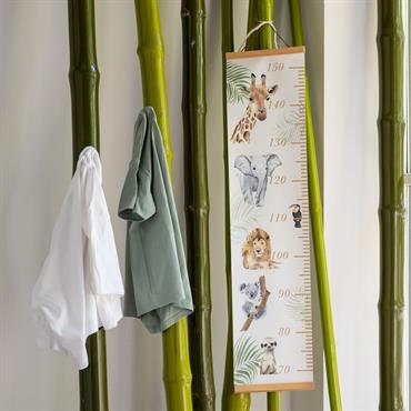 Toise murale motifs savane - vert clairSUZY