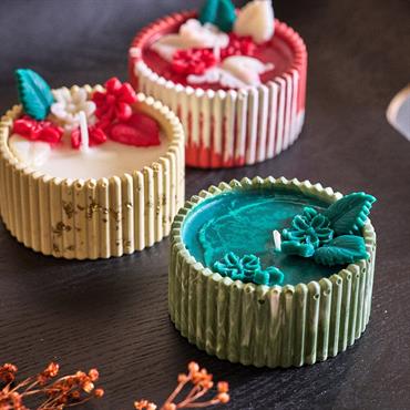 Bougie de Noël en jesmoniteATELIER