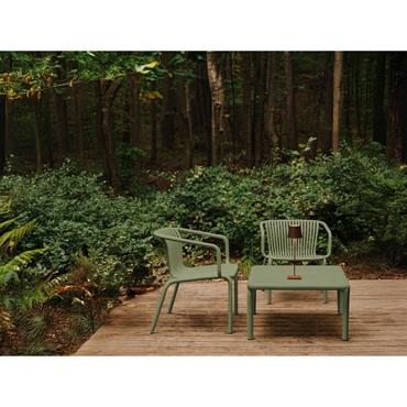 Cliquez pour agrandir et passer en diaporama Salon de jardin RHODES avec table basse carrée 80 cm