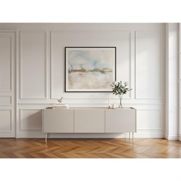 Cliquez pour agrandir et passer en diaporama Meuble TV 3 portes 170 cm ATLAS beige BOBOCHIC