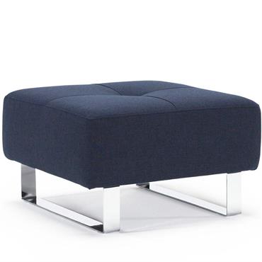 INNOVATION LIVING  Pouf design SUPREMAX DELUXE 65*65 cm tissu Mixed Dance_Blue