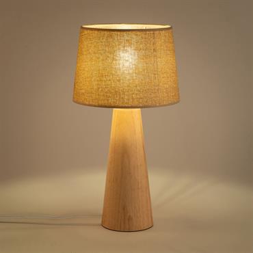 Abat-jour forme FAA en papier tressé D20cm - naturelHAVANA