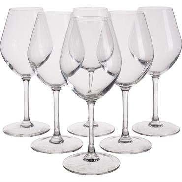 Cliquez pour agrandir et passer en diaporama Coffret de 6 verres à pied 35cl - transparentAROM UP