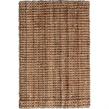 Cliquez pour agrandir et passer en diaporama Paillasson en jute bouclée - naturel 60x90cmBAUME