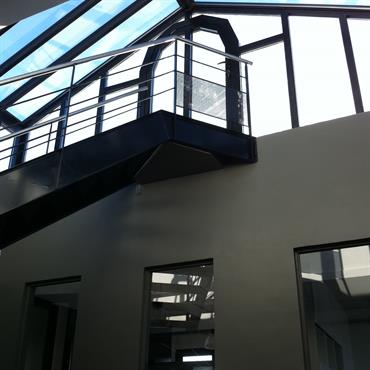 Escalier d'accès à la terrasse 