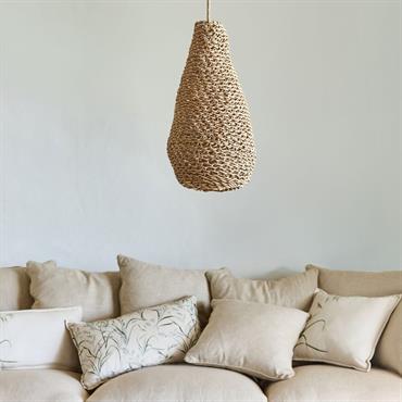 Suspension non électrifiée en papier D31cm - naturelSIMY