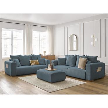 Ensemble canapé droit fixe 3 La collection Sublimez votre salon avec la nouvelle création originale BOBOCHIC : la collection SIDONIE. Inspirés d'un style moderne, les canapés SIDONIE vous proposent un mariage parfait entre design et ...