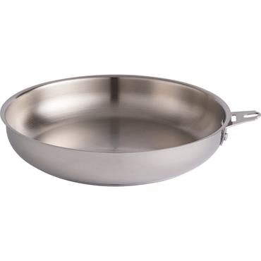 Poêle en inox D28cm - gris métalliséECTOR