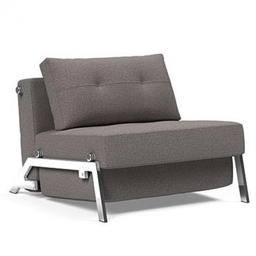 INNOVATION LIVING  Fauteuil design SOFABED CUBED 02 CHROME Mixed Dance