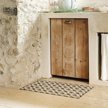 Tapis de cuisine anti-dérapant en vinyle - beige 50x80cmSOLANGE