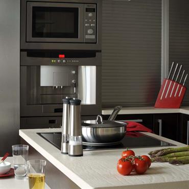Vue en detail de la cuisine 