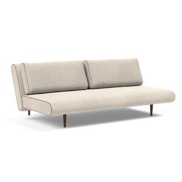 INNOVATION LIVING  Canape lit design UNFURL LOUNGER convertible 200*140 cm tissu Corduroy Ivory