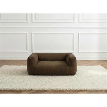 Cliquez pour agrandir et passer en diaporama Panier pour chien SALTO velours côtelé marron m