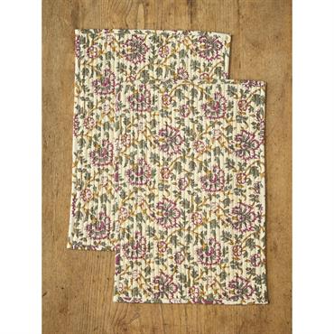 Set de table en tissu indien par lot de 2