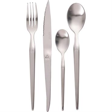 Cliquez pour agrandir et passer en diaporama Ménagère 16 pièces en inox - gris métalliséHERITAGE