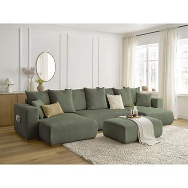 Canapé panoramique convertible réversible coffre SIDONIE velours côtelé Une nouvelle création originale BOBOCHIC Envie d'apporter de la modernité et de l'élégance à votre décoration d'intérieur ? Pour cela, rien de plus simple, laissez-vous séduire par la nouvelle ...