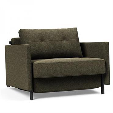 Cliquez pour agrandir et passer en diaporama INNOVATION LIVING Fauteuil design SOFABED CUBED 02 ARMS convertible lit 200x90cm