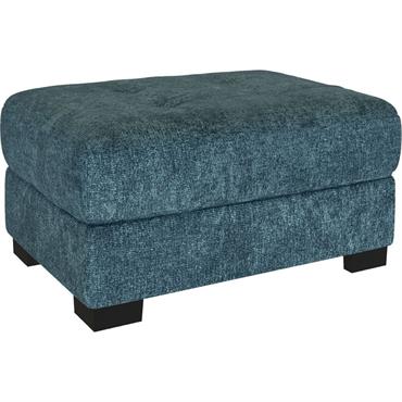 Pouf en tissu Genesis - bleu figuerollesMAURO